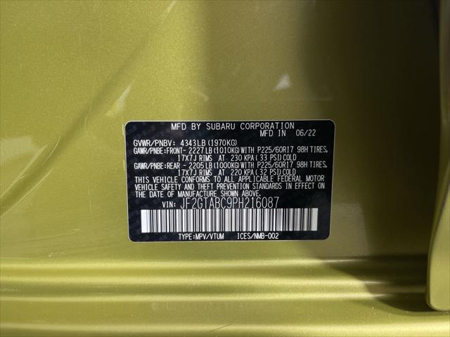 used 2023 Subaru Crosstrek car, priced at $22,471