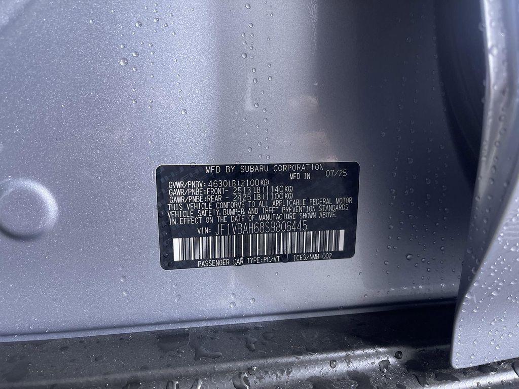 new 2025 Subaru WRX car, priced at $37,456