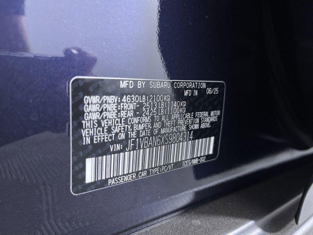 new 2025 Subaru WRX car, priced at $45,026