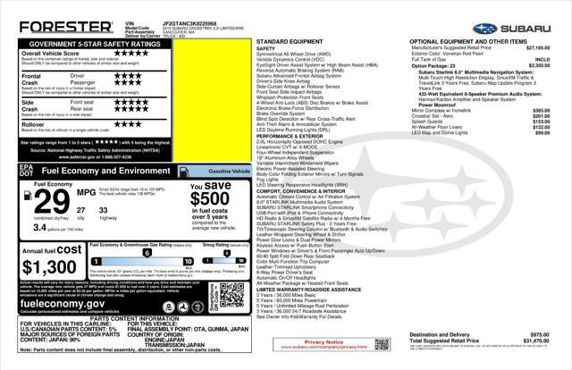 used 2019 Subaru Crosstrek car, priced at $24,981
