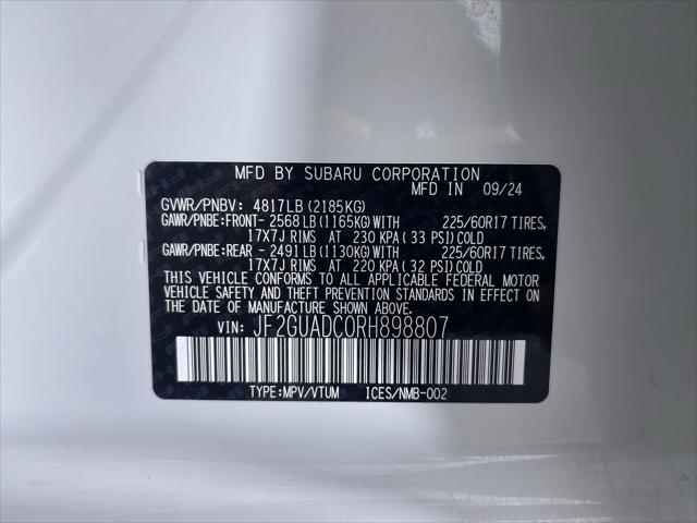 used 2024 Subaru Crosstrek car, priced at $28,198