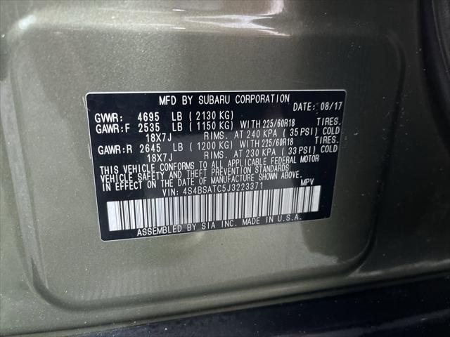 used 2018 Subaru Outback car, priced at $21,351