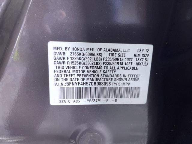 used 2012 Honda Pilot car, priced at $10,900