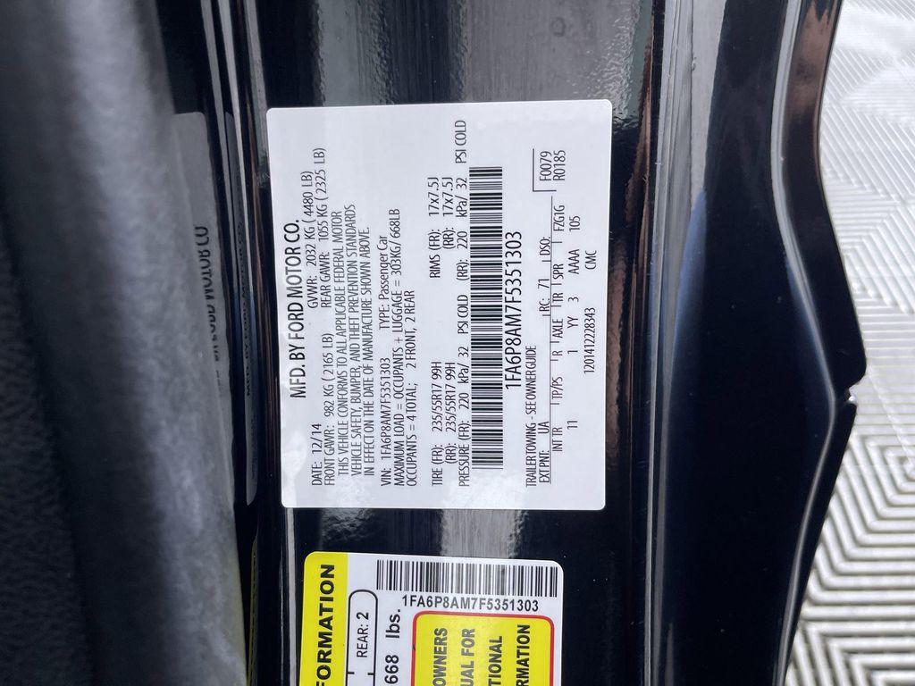 used 2015 Ford Mustang car, priced at $12,900