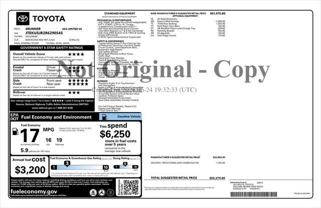 used 2024 Toyota 4Runner car, priced at $56,589
