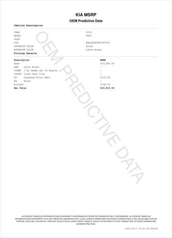 used 2014 Kia Soul car, priced at $5,200