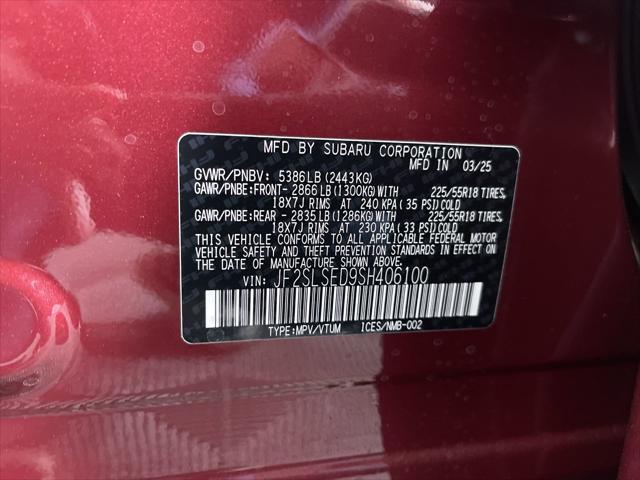 new 2025 Subaru Forester car, priced at $37,966