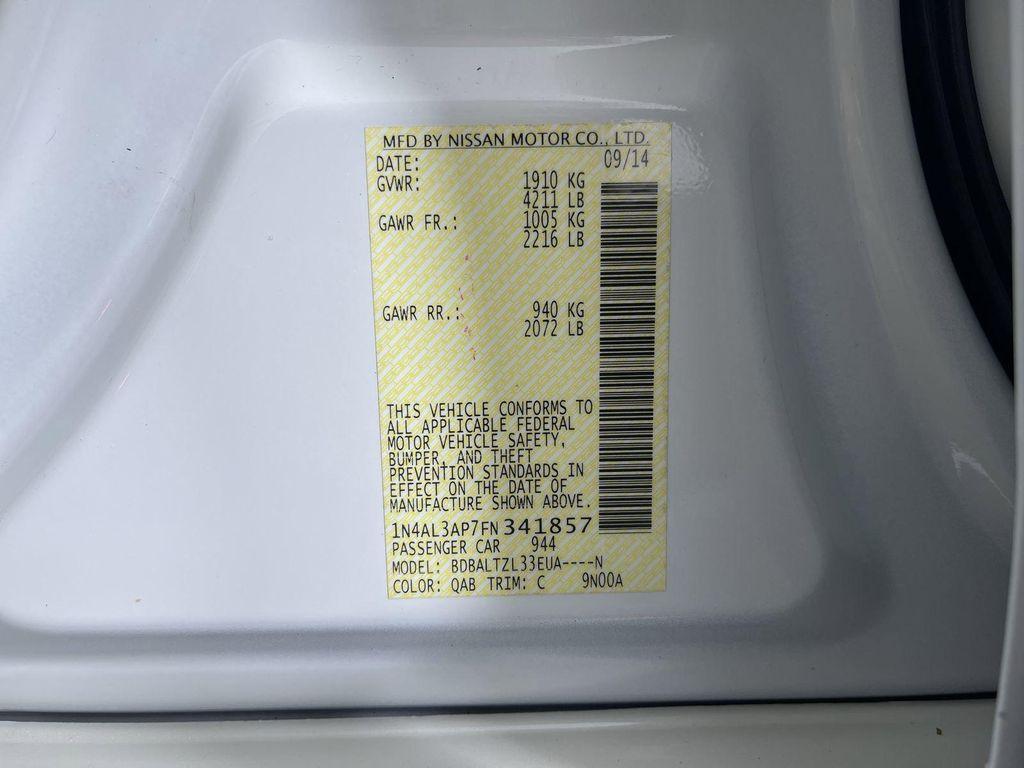 used 2015 Nissan Altima car, priced at $11,900