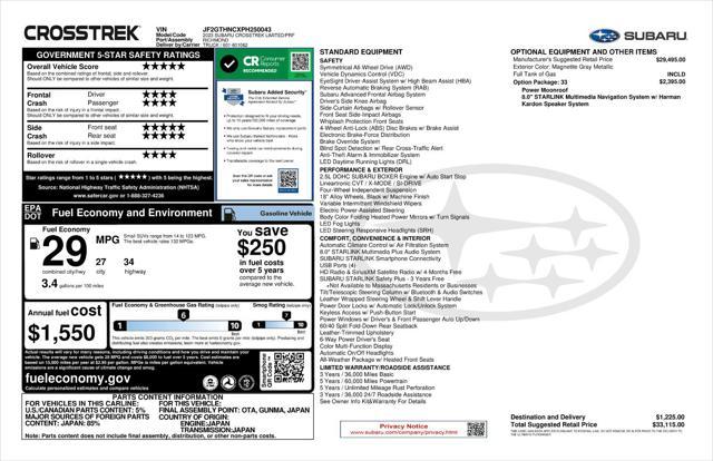 used 2023 Subaru Crosstrek car, priced at $28,762