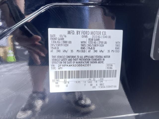 used 2016 Ford Edge car, priced at $13,700