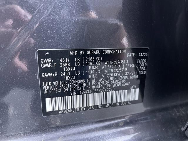new 2025 Subaru Crosstrek car, priced at $30,956