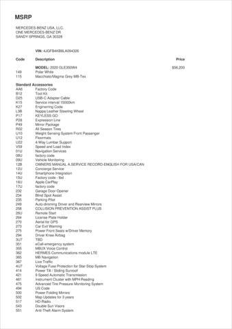 used 2020 Mercedes-Benz GLE 350 car, priced at $33,386