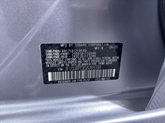 new 2025 Subaru Impreza car, priced at $29,180