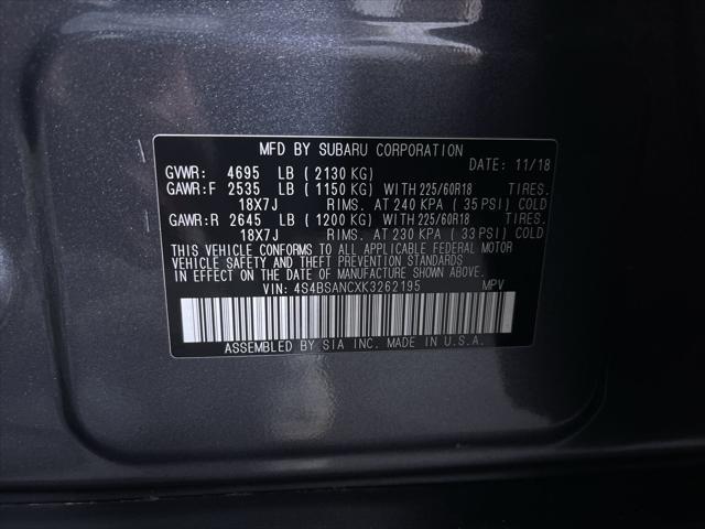 used 2019 Subaru Outback car, priced at $19,485