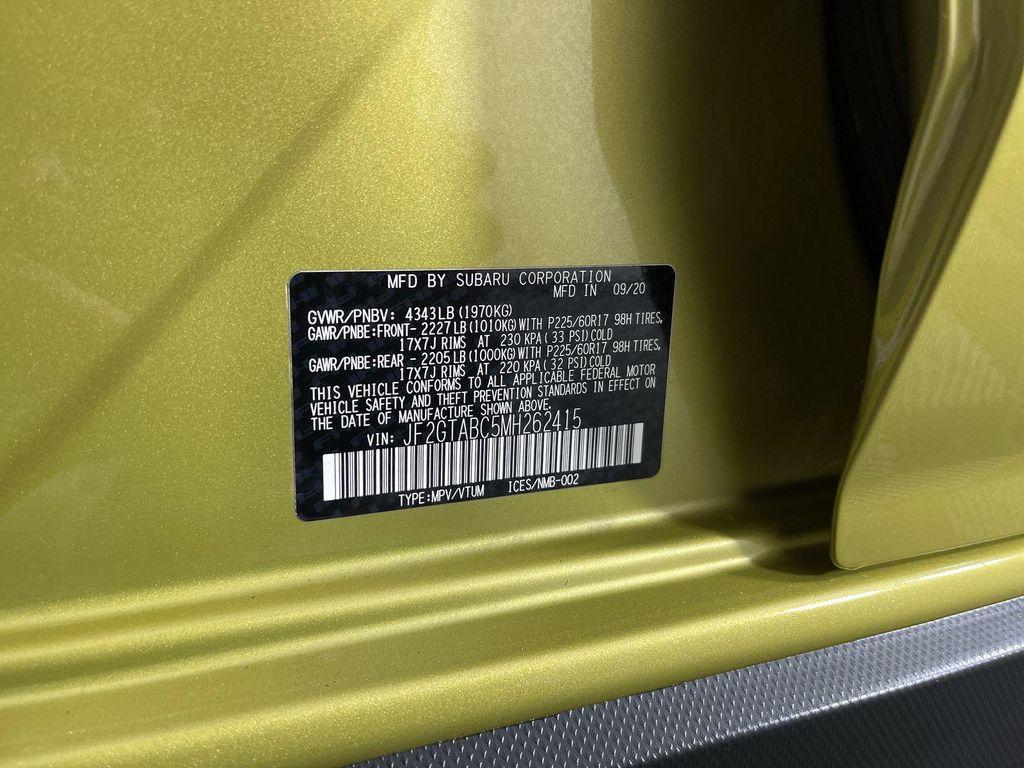 used 2021 Subaru Crosstrek car, priced at $19,800