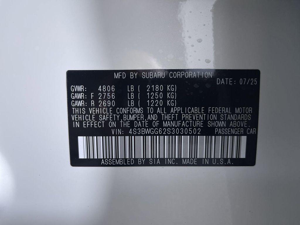 new 2025 Subaru Legacy car, priced at $37,134