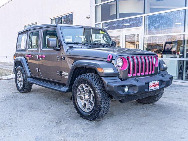 used 2021 Jeep Wrangler Unlimited car, priced at $27,495