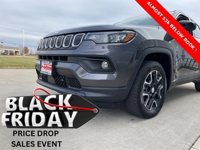 used 2022 Jeep Compass car, priced at $18,976