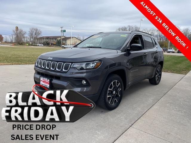 used 2022 Jeep Compass car, priced at $18,976