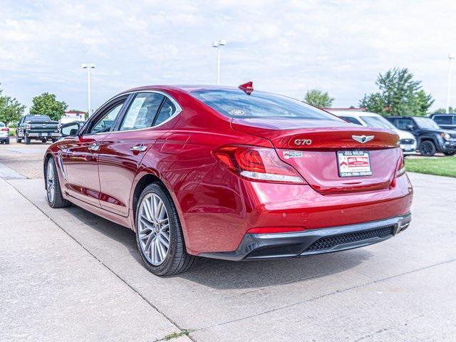 used 2021 Genesis G70 car, priced at $25,495