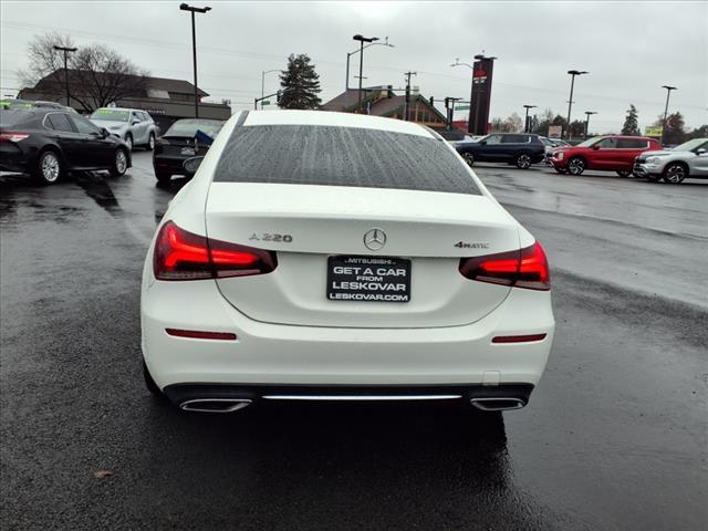 used 2019 Mercedes-Benz A-Class car, priced at $20,998