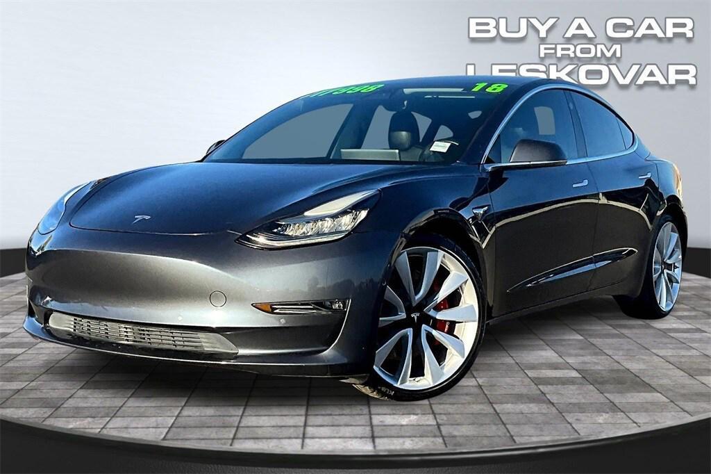 used 2018 Tesla Model 3 car, priced at $17,998