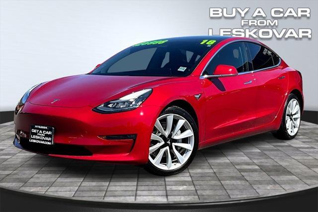 used 2018 Tesla Model 3 car, priced at $25,998