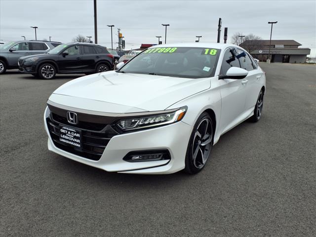 used 2018 Honda Accord car, priced at $16,998