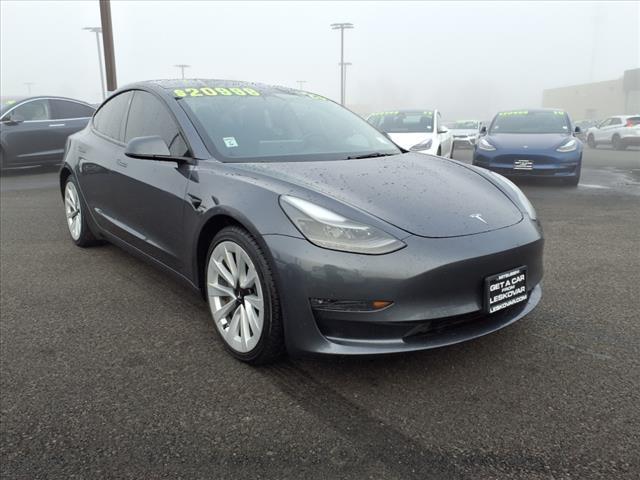 used 2023 Tesla Model 3 car, priced at $21,998