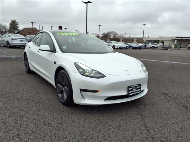 used 2022 Tesla Model 3 car, priced at $28,998