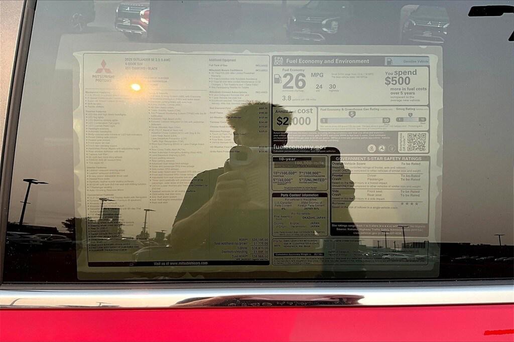 new 2025 Mitsubishi Outlander car, priced at $34,498