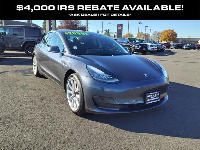 used 2018 Tesla Model 3 car, priced at $24,998