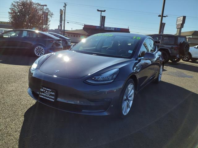 used 2018 Tesla Model 3 car, priced at $25,998