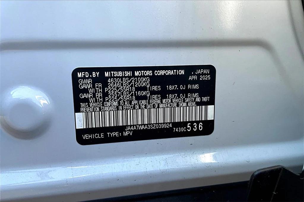 new 2025 Mitsubishi Eclipse Cross car, priced at $31,998