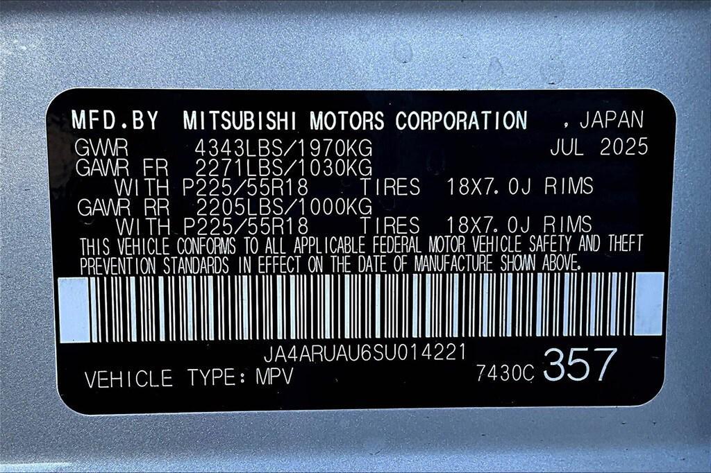 new 2025 Mitsubishi Outlander Sport car, priced at $23,998