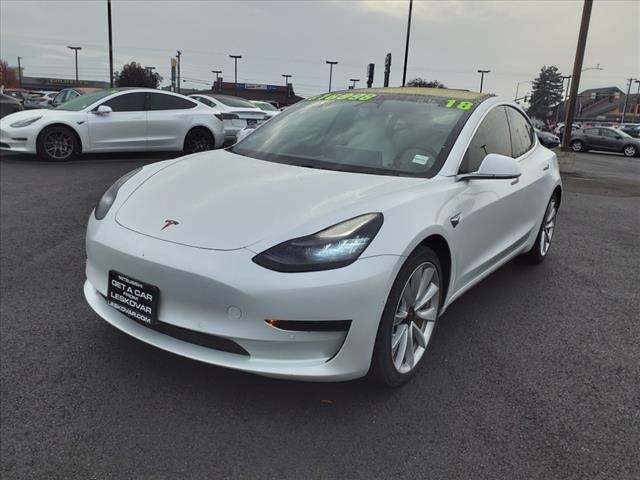 used 2018 Tesla Model 3 car, priced at $16,998