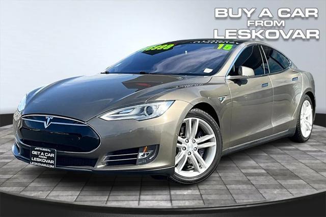 used 2015 Tesla Model S car, priced at $16,998