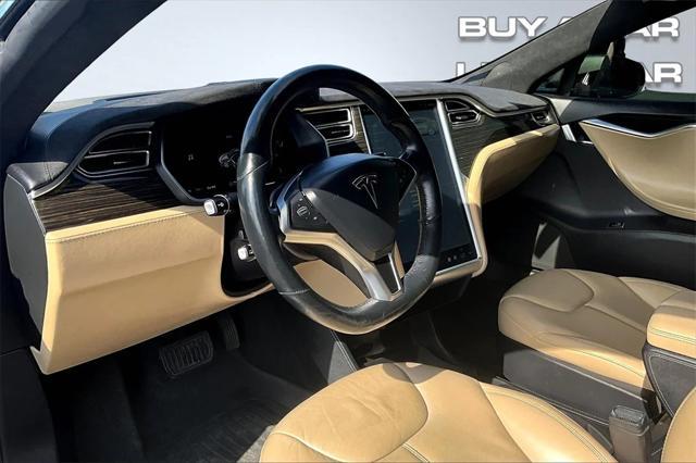used 2015 Tesla Model S car, priced at $16,998