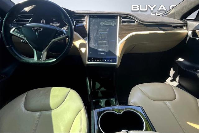 used 2015 Tesla Model S car, priced at $16,998