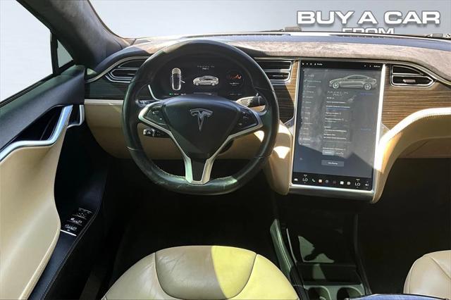 used 2015 Tesla Model S car, priced at $16,998