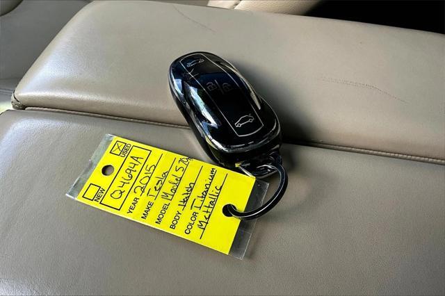 used 2015 Tesla Model S car, priced at $16,998