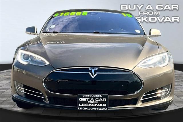 used 2015 Tesla Model S car, priced at $16,998