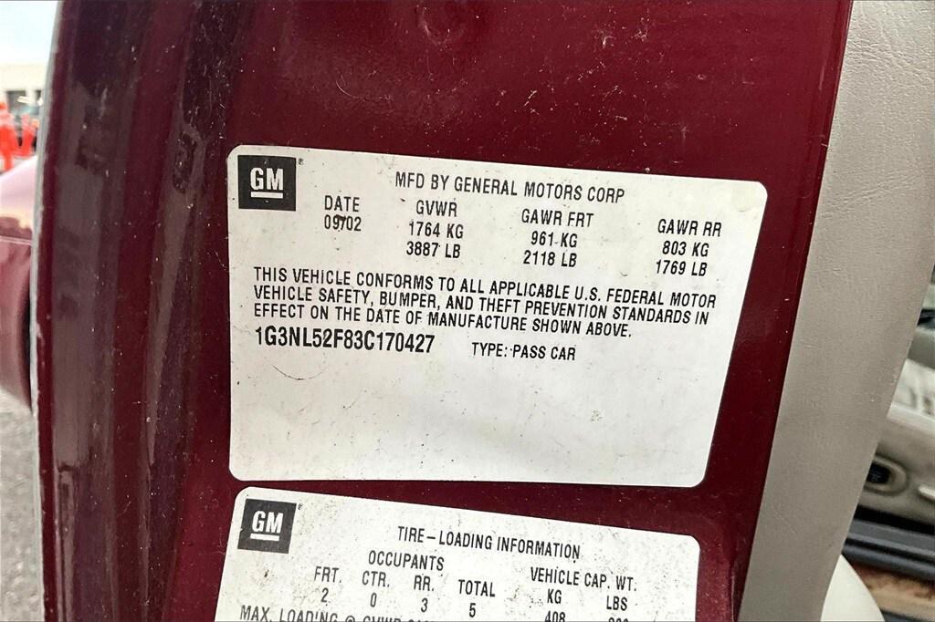 used 2003 Oldsmobile Alero car, priced at $1,998