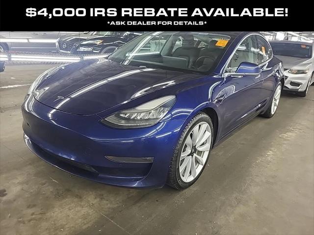 used 2018 Tesla Model 3 car, priced at $19,998