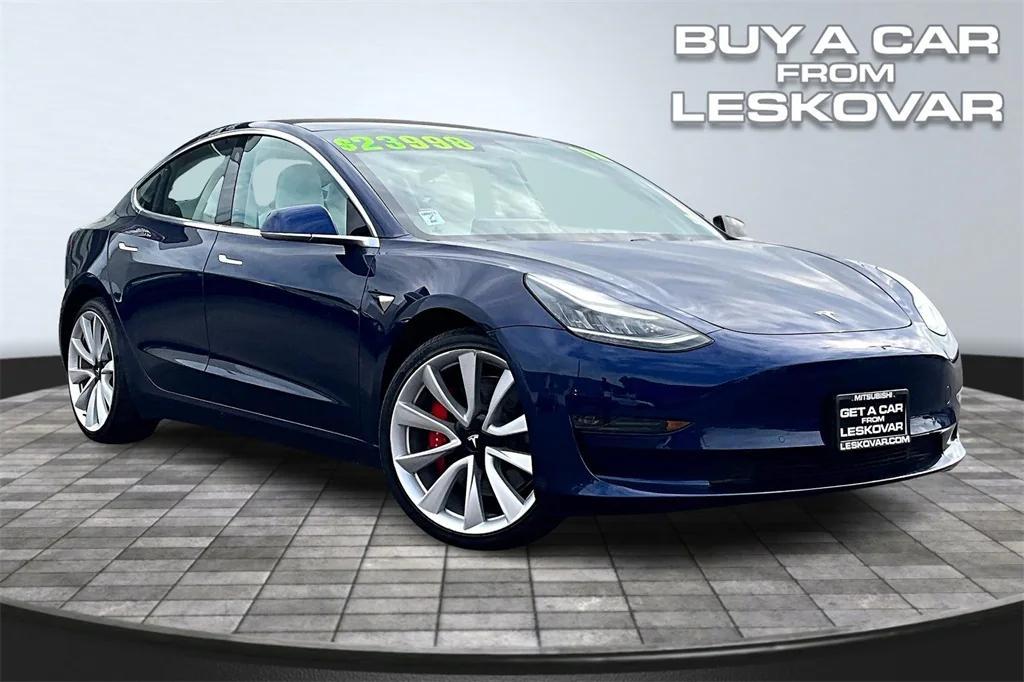 used 2018 Tesla Model 3 car, priced at $23,998