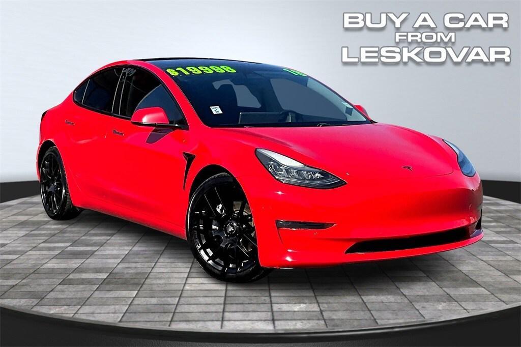 used 2018 Tesla Model 3 car, priced at $18,998