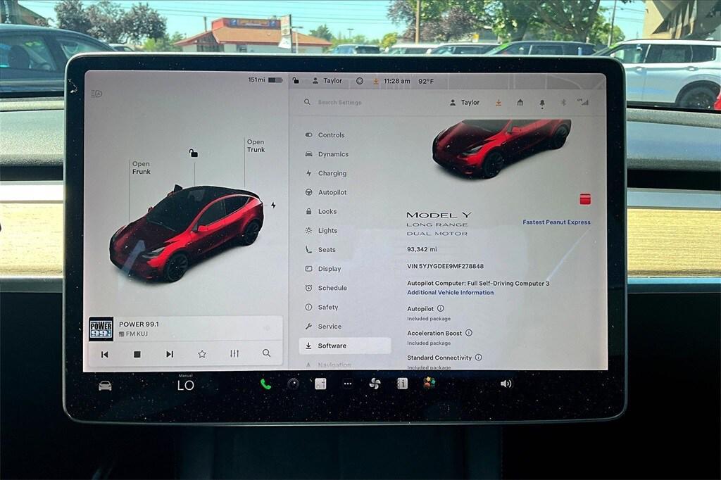 used 2021 Tesla Model Y car, priced at $25,998