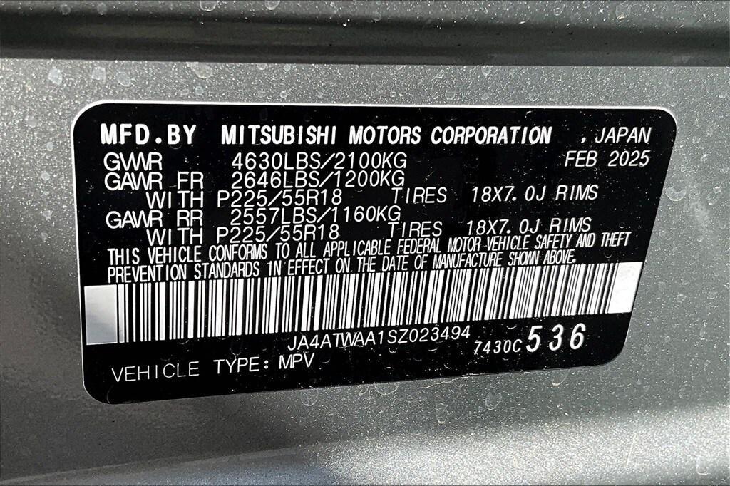 new 2025 Mitsubishi Eclipse Cross car, priced at $29,498