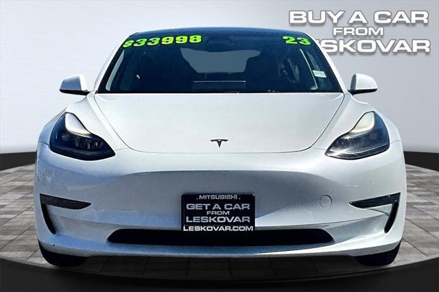 used 2023 Tesla Model 3 car, priced at $33,998