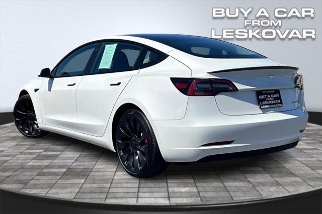 used 2023 Tesla Model 3 car, priced at $33,998